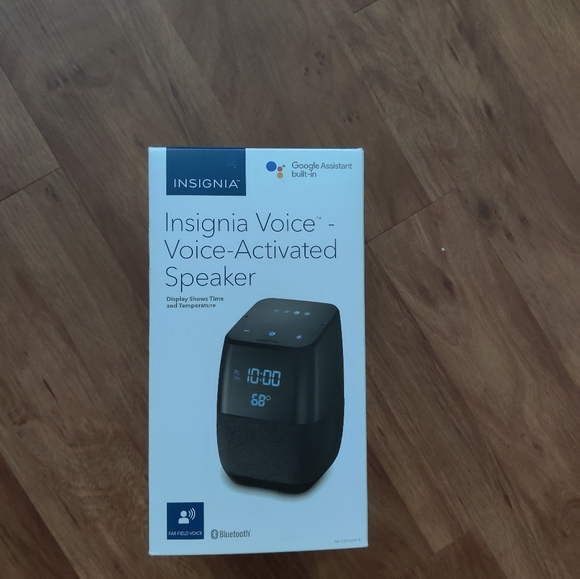 Speaker Bluetooth and alarm clock with Google assistant Insignia voice Smart - Picture 3 of 6